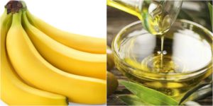 زيت الزيتون مع الموز